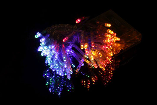 100 Battery Operated Multicoloured Lights