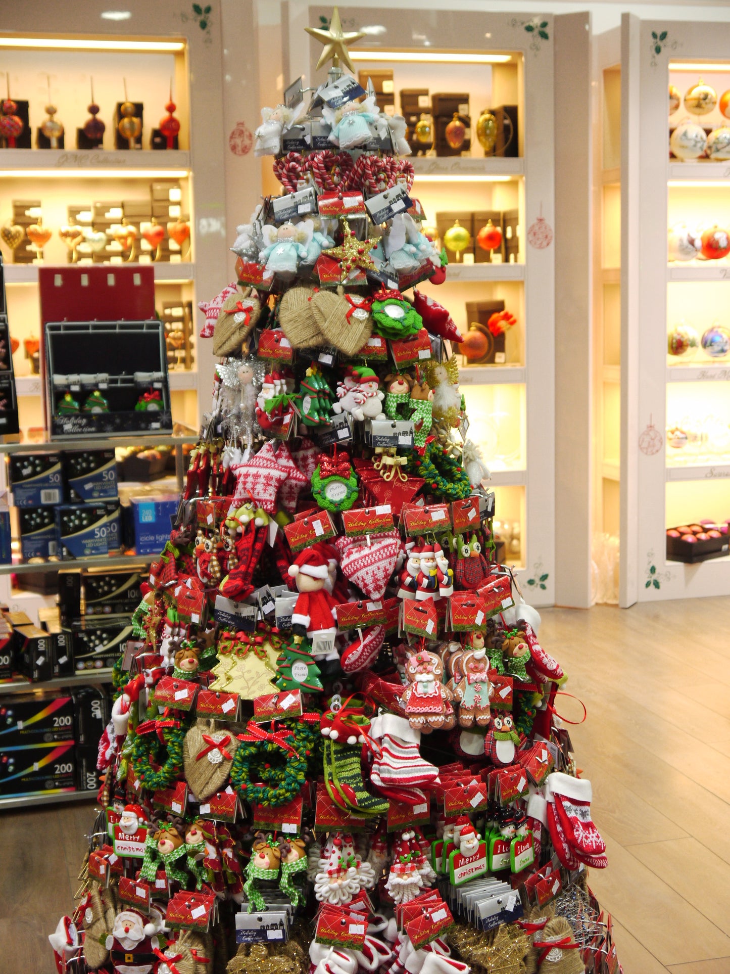 Plush Snowman Handmade Christmas Hanging Ornament Green Scarf