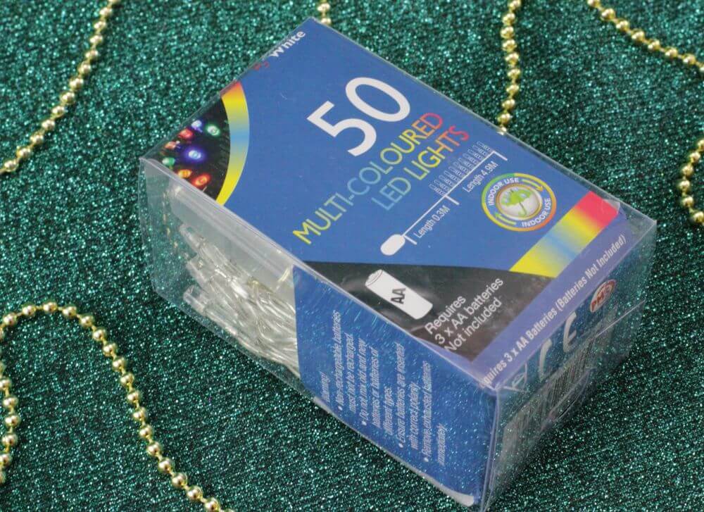 50 Battery Operated Multicoloured Lights