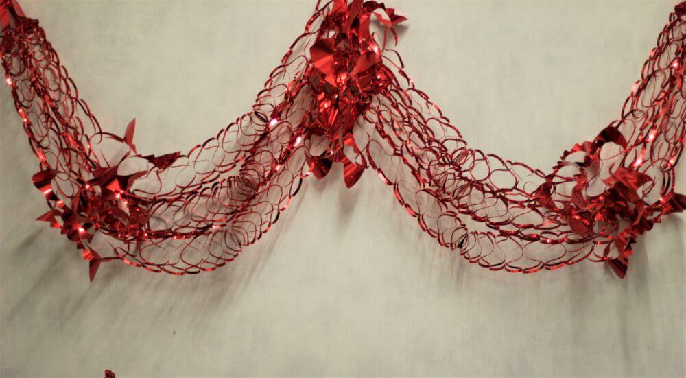 Red Foil Garland