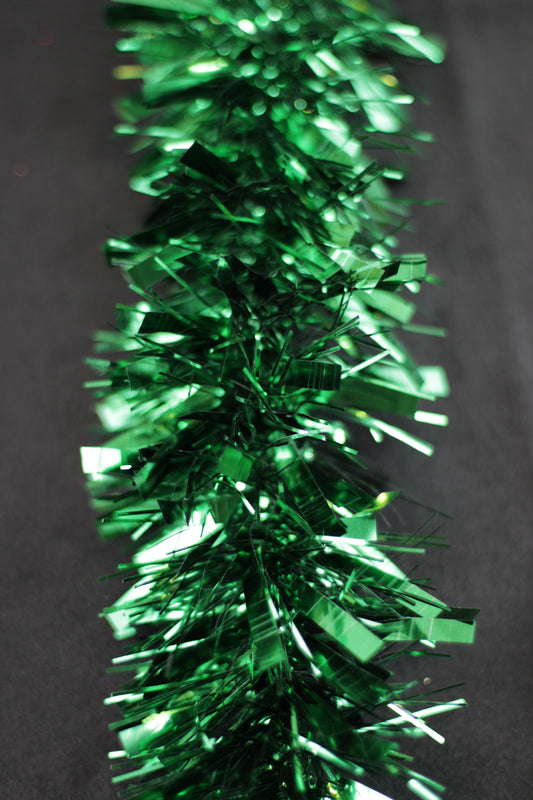 Green Chunky Tinsel Garland