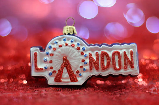 London Eye Glass Christmas Hanging Ornament