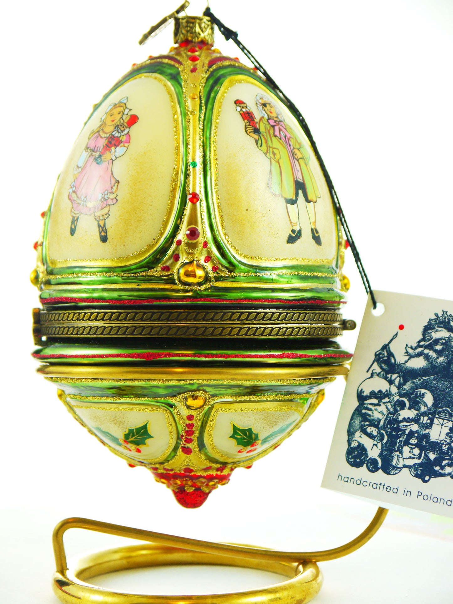 Luxury Faberge Egg Tree Christmas Ornament