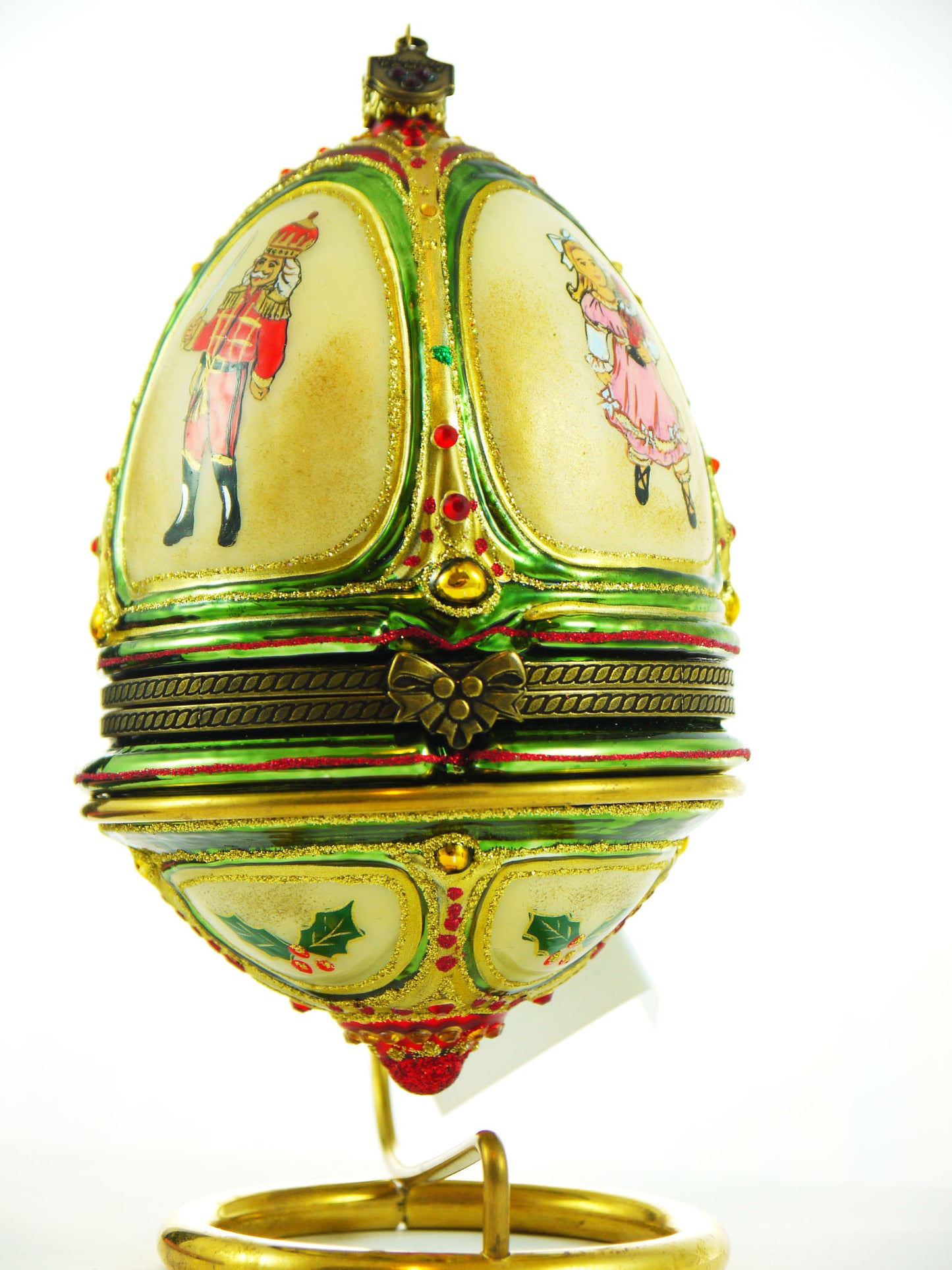 Luxury Faberge Egg Tree Christmas Ornament