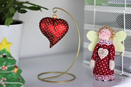 Gold Metal Bauble Display Stand 15 cm / 6" High