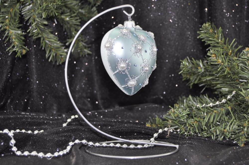 Metal Silver Bauble Display Stand 12 cm / 5" High