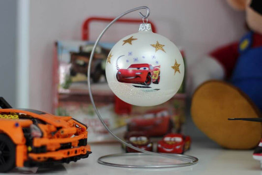 Metal Silver Bauble Display Stand 12 cm / 5" High