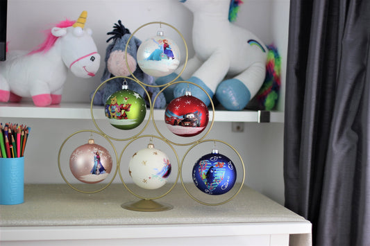 Gold Three Shaped Ornaments Stand