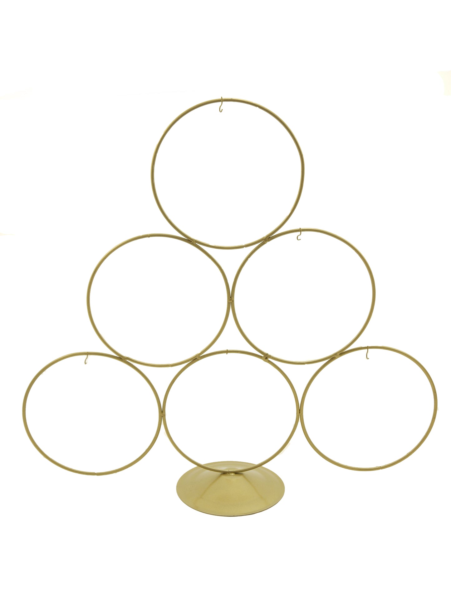 Gold Three Shaped Ornaments Stand