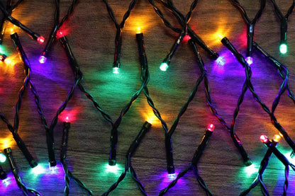 100 Mains Operated Multicoloured Led Lights