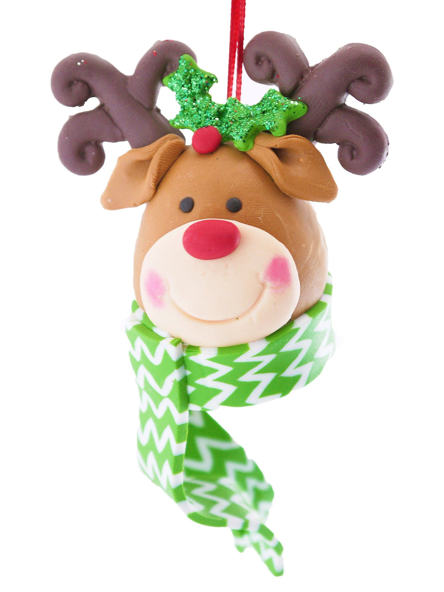 Reindeer Head Christmas Hanging Ornament