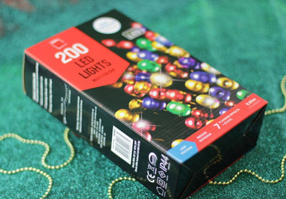 200 Mains Operated Multicoloured Led Lights