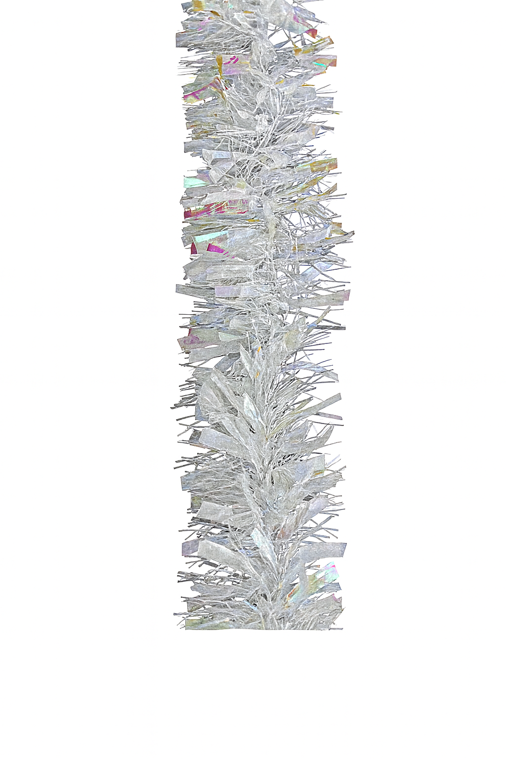 White Chunky Tinsel Garland