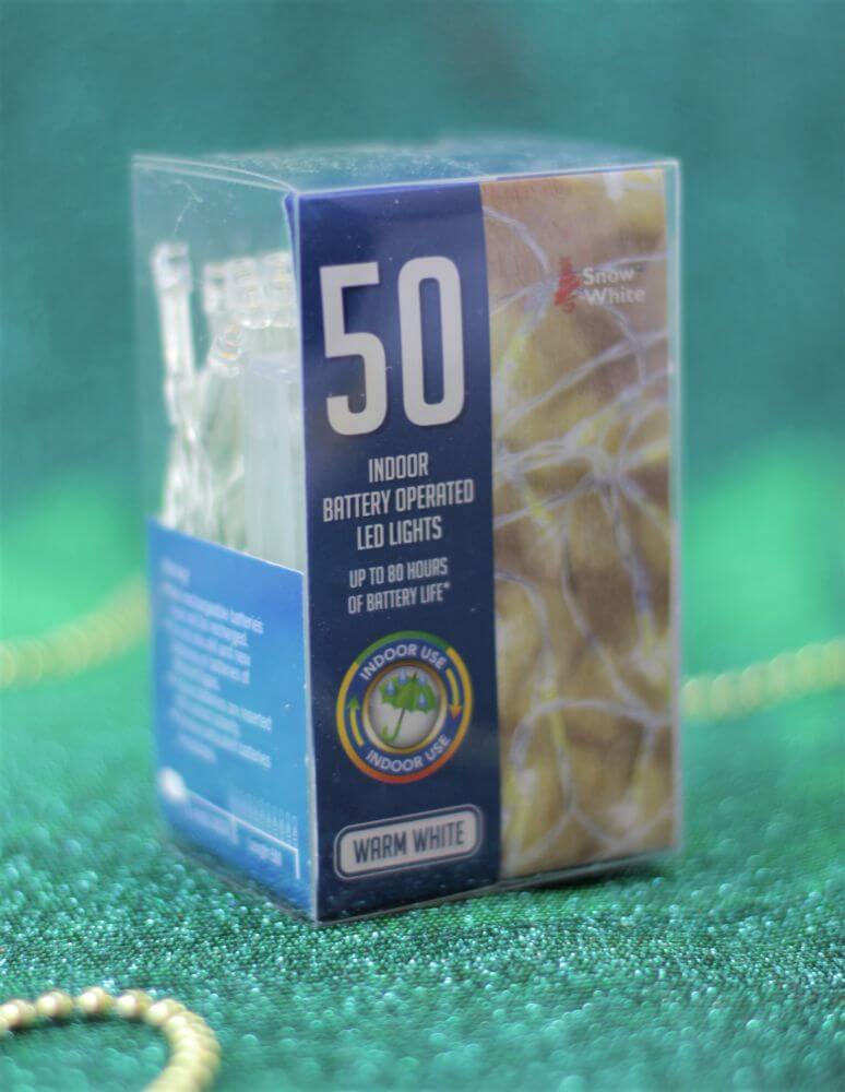 50 Battery Operated Warm White Lights