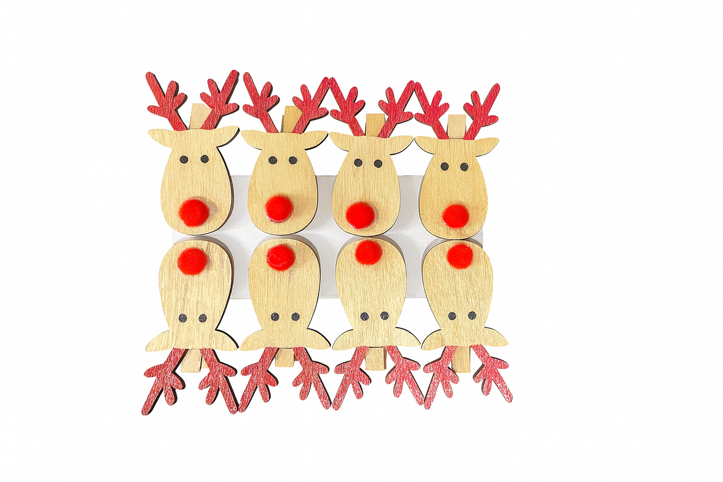 Reindeer Wooden Pegs