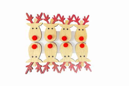Reindeer Wooden Pegs