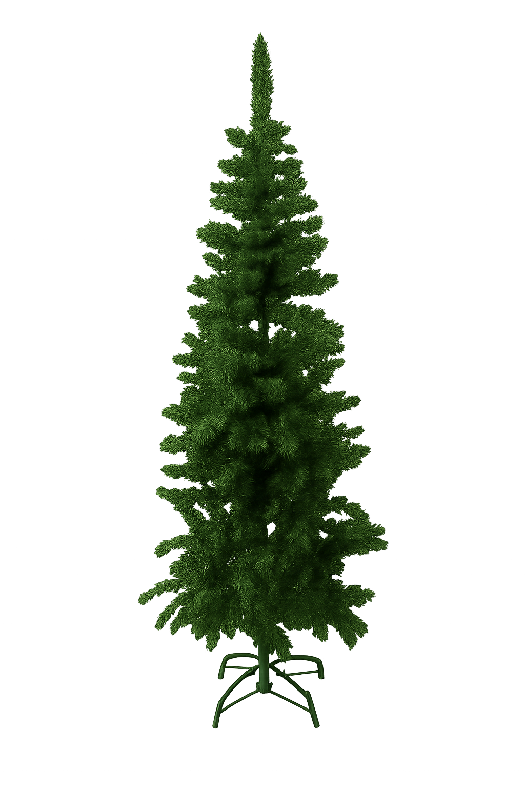 Slimline Green Artificial Christmas Tree  6 ft / 150 cm