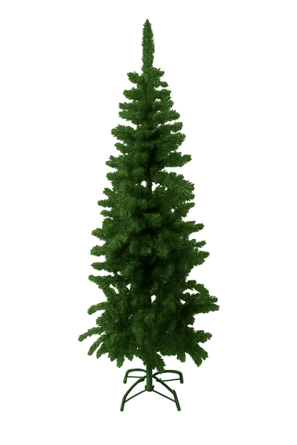 Slimline Green Artificial Christmas Tree  6 ft / 150 cm