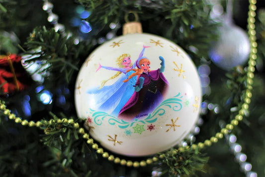 Disney Frozen Happy Elsa & Anna Christmas Bauble