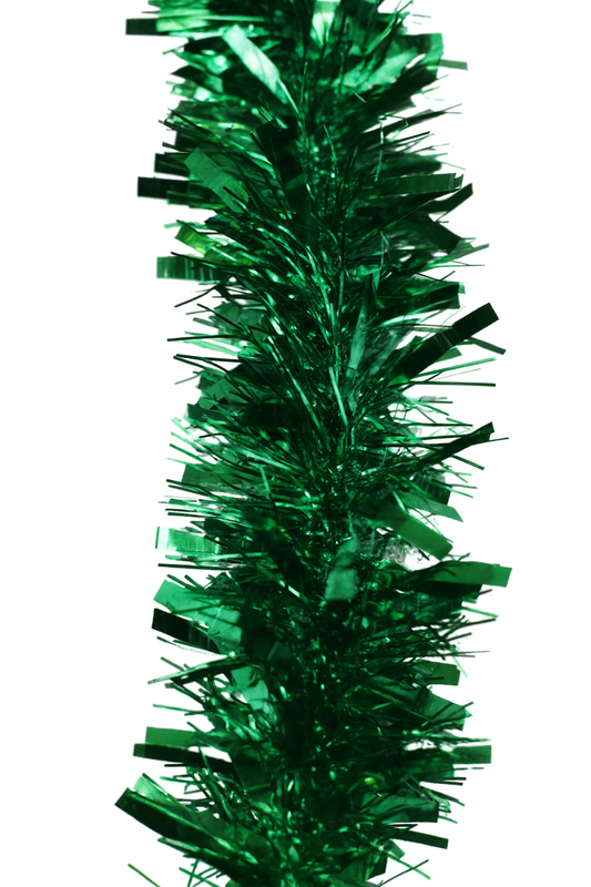 Green Chunky Tinsel Garland