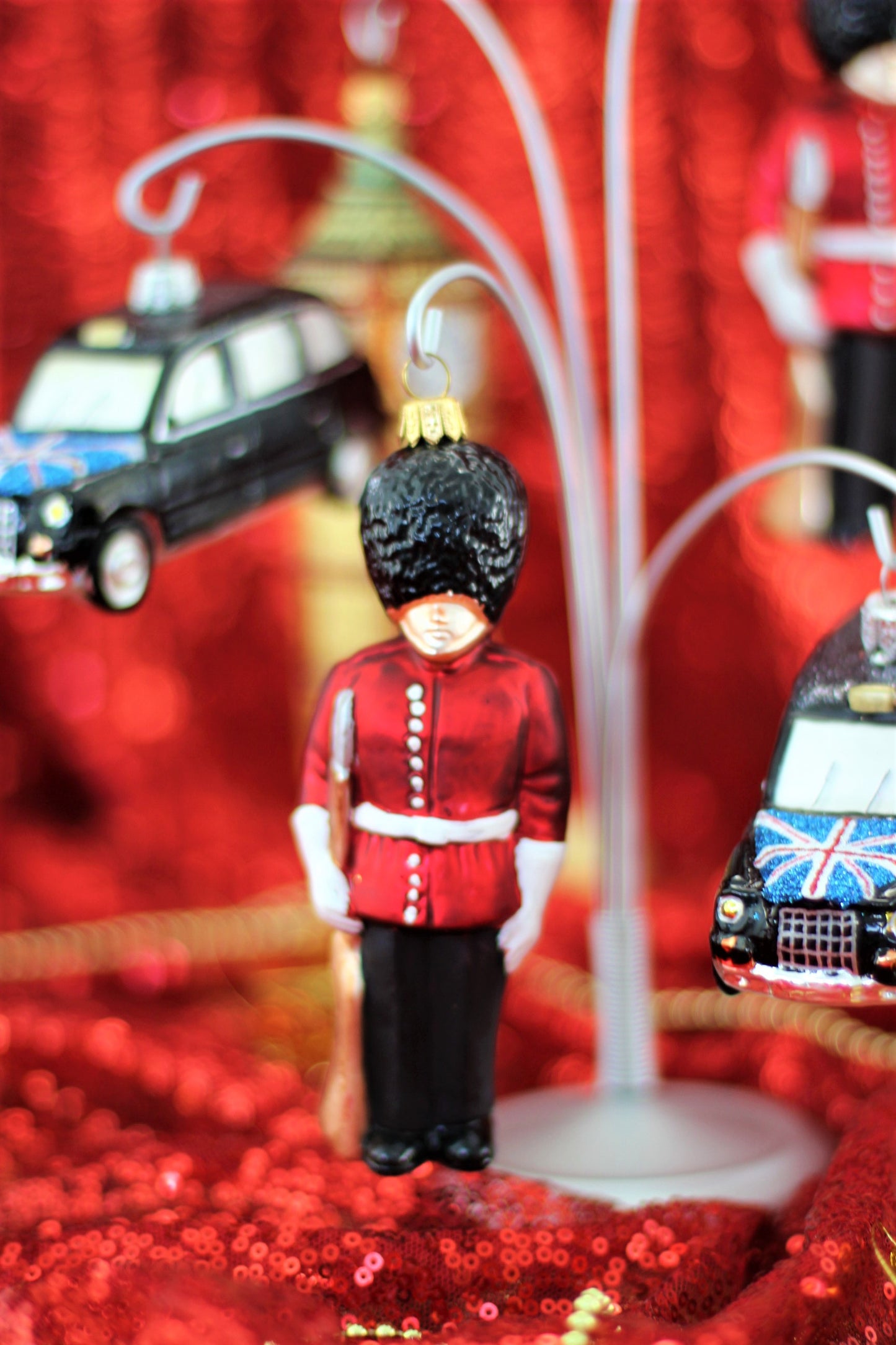Royal Guard Glass Christmas Ornament