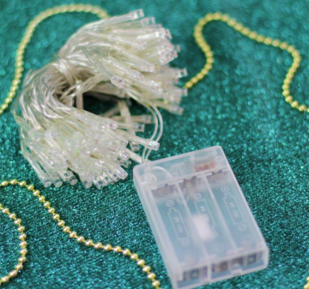 100 Battery Operated Warm White Lights