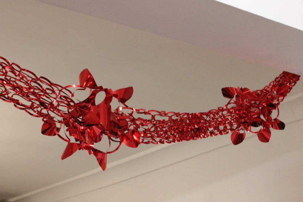 Red Foil Garland