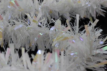White Chunky Tinsel Garland