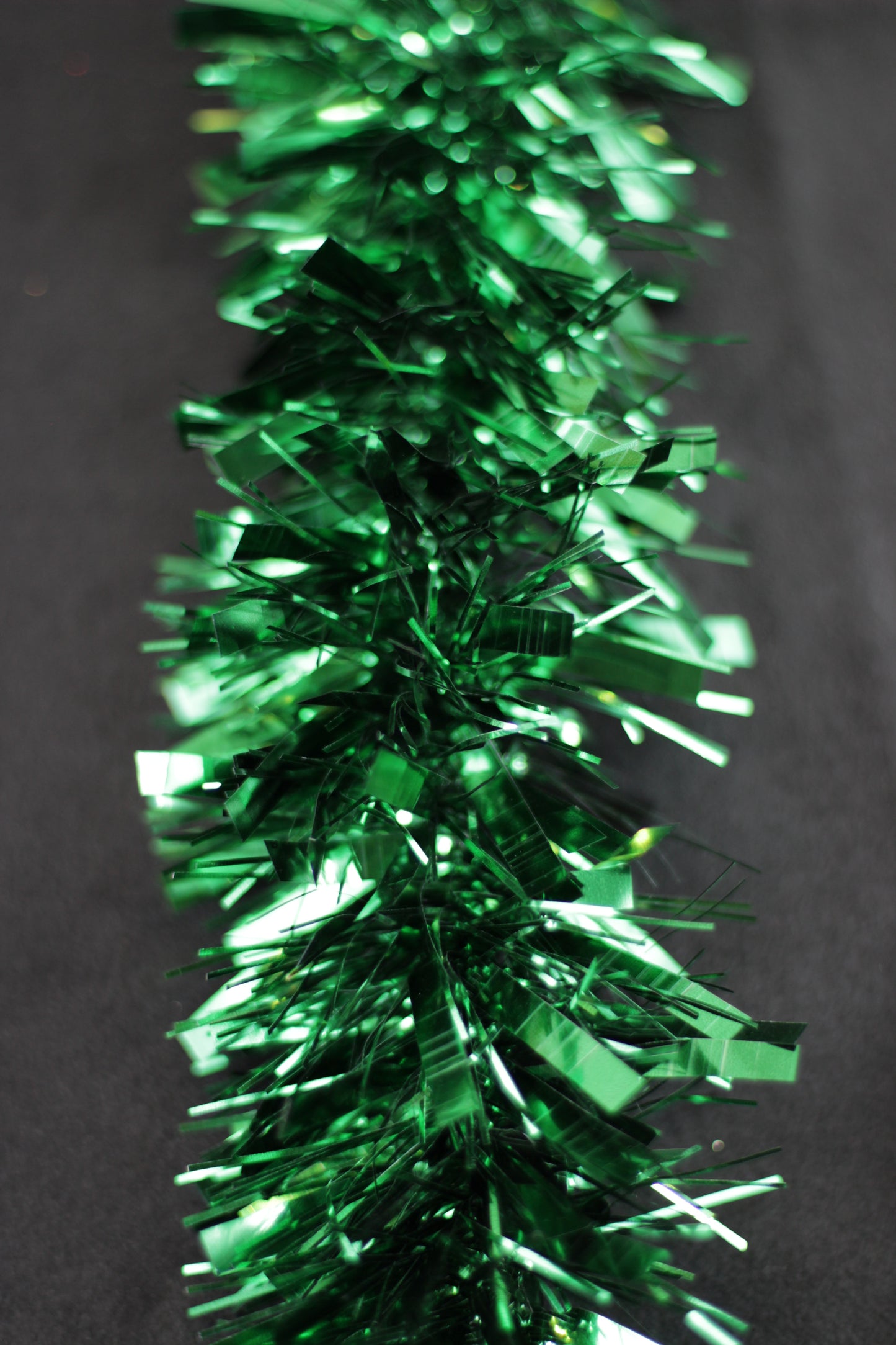 Green Chunky Tinsel Garland