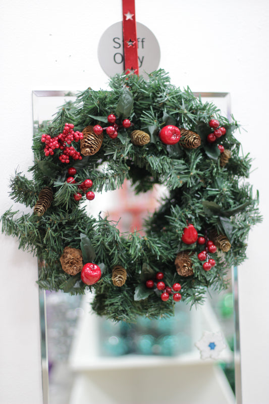 Apples and Berry Wreath