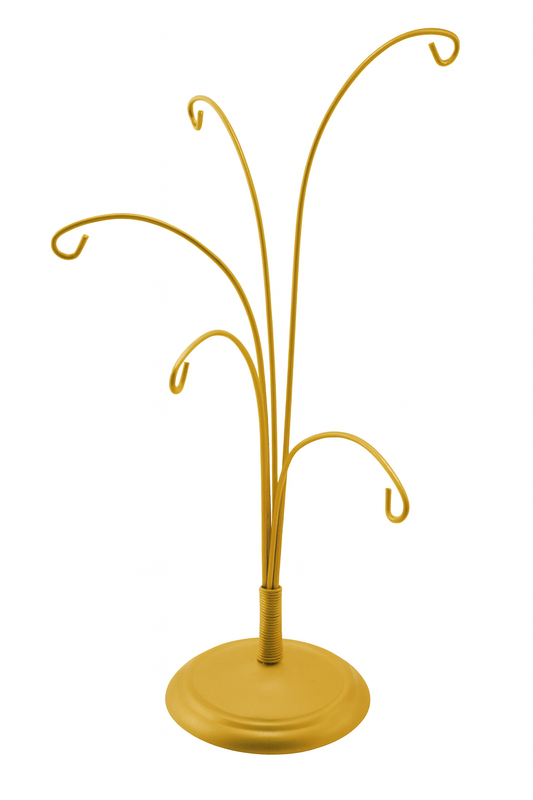 Gold Fountain Bauble Stand With 5 Arms