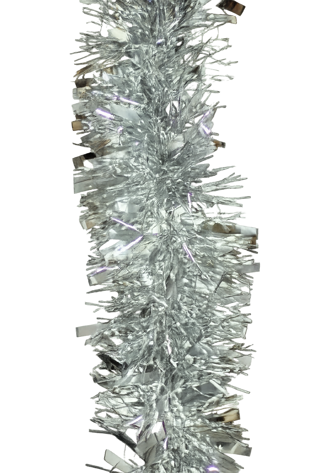 Silver Chunky Tinsel Garland