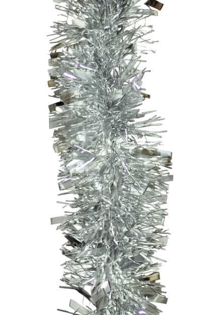 Silver Chunky Tinsel Garland