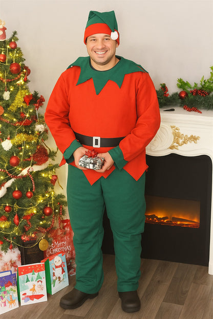 Festive Adult Elf Costume