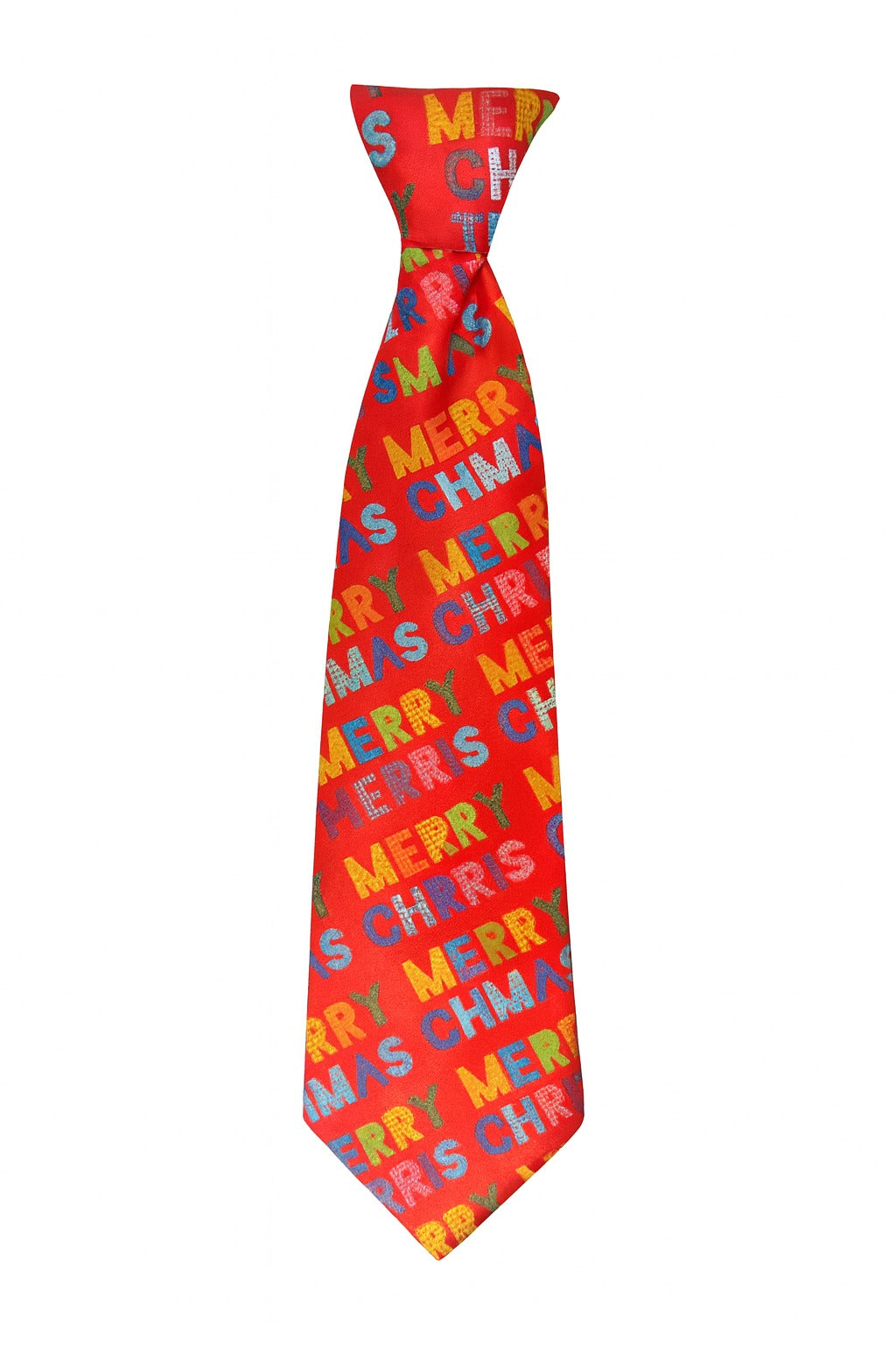 Musical Merry Christmas Novelty Tie Bright Multicolour Festive Design