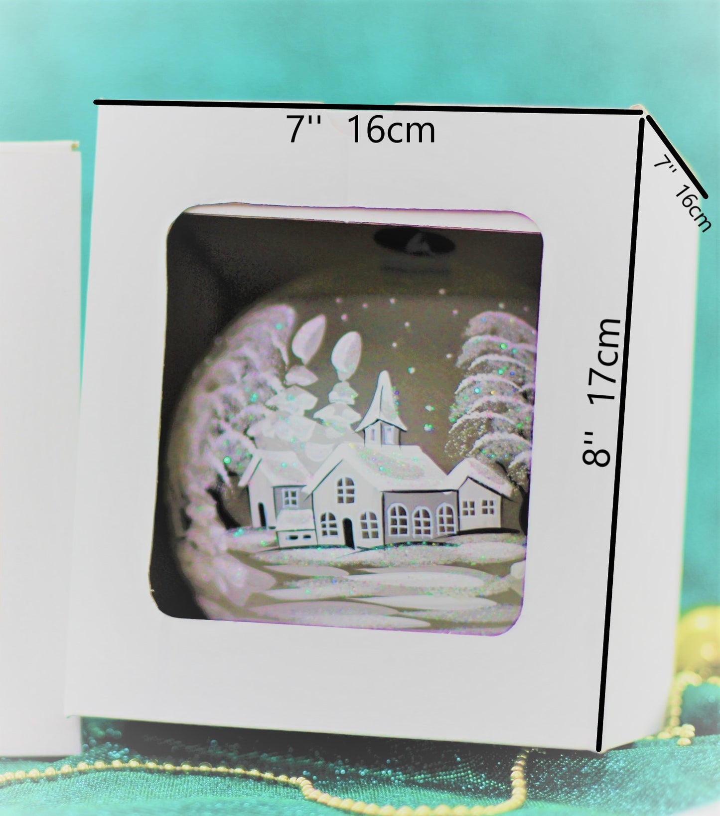 Light Up Blue Baubles