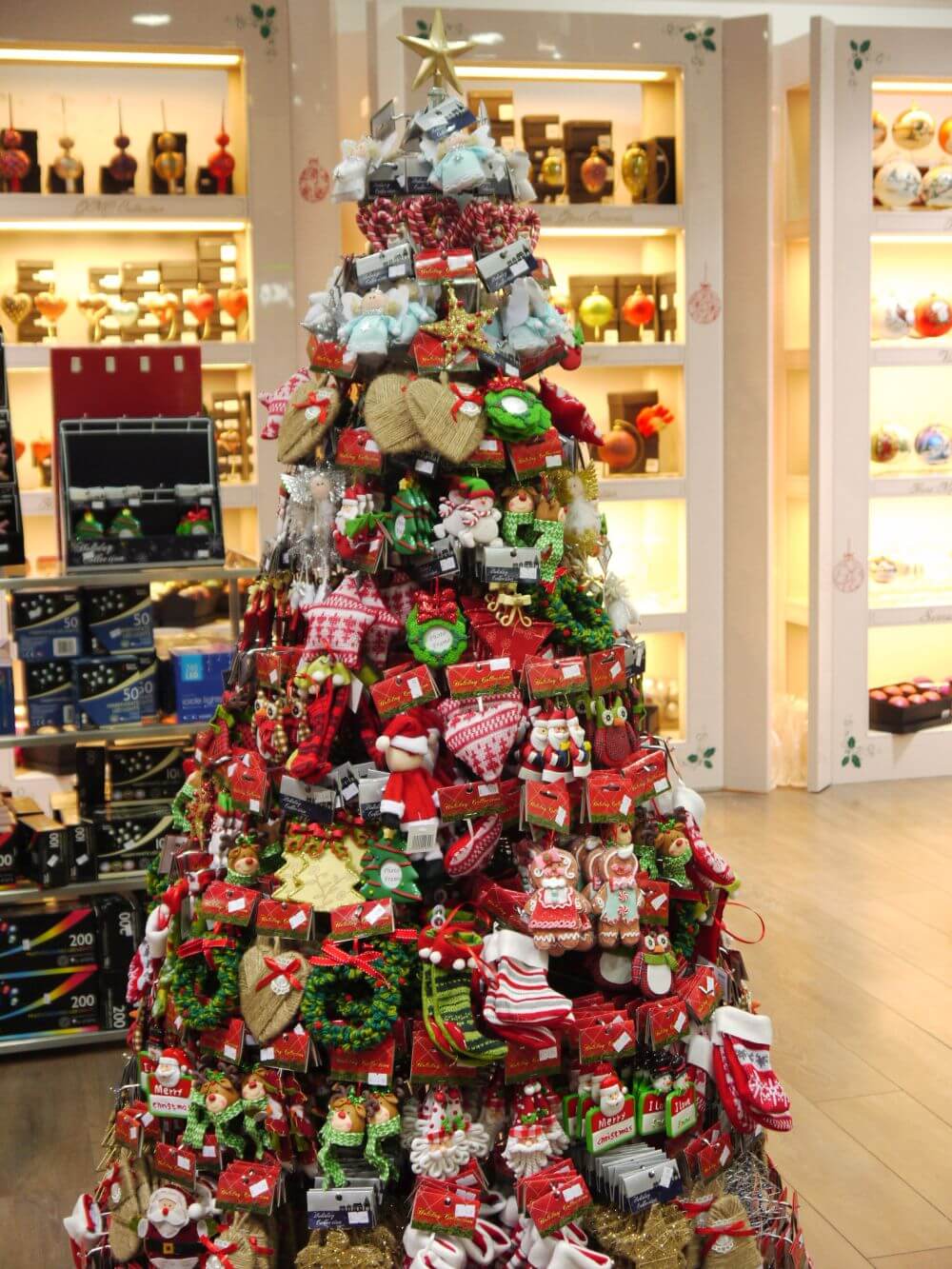 Red & White Knitted Christmas Stocking