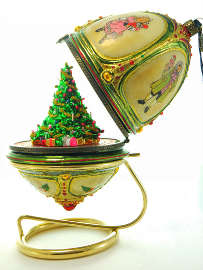Luxury Faberge Egg Tree Christmas Ornament