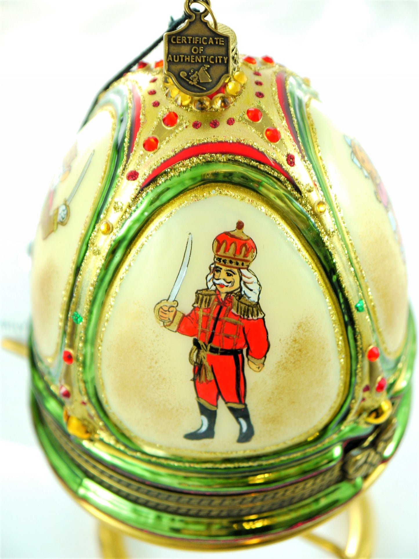 Luxury Faberge Egg Tree Christmas Ornament