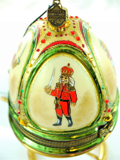 Luxury Faberge Egg Tree Christmas Ornament