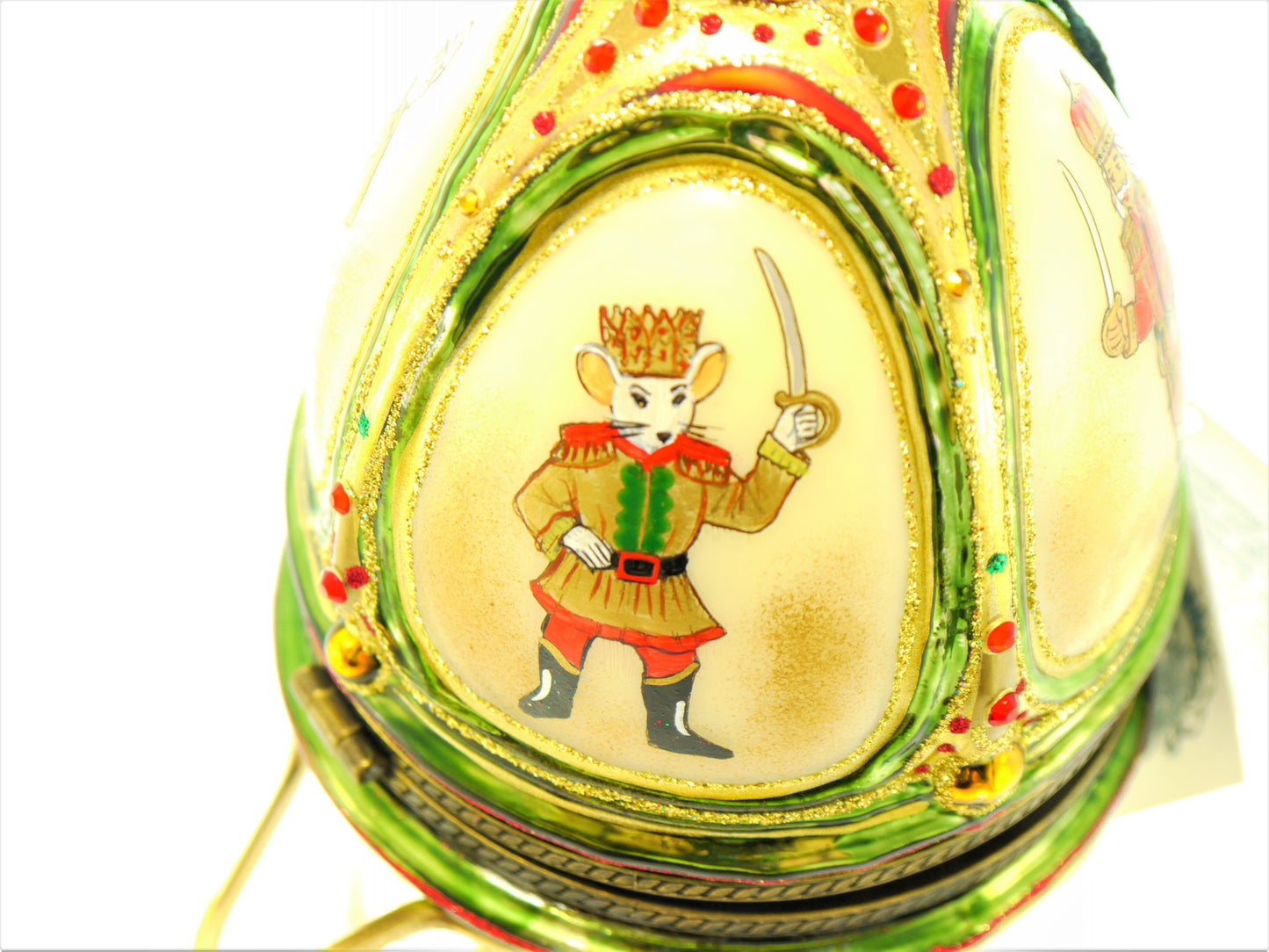 Luxury Faberge Egg Tree Christmas Ornament