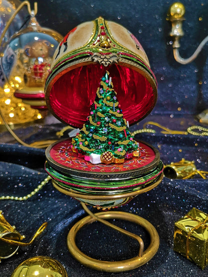 Luxury Faberge Egg Tree Christmas Ornament