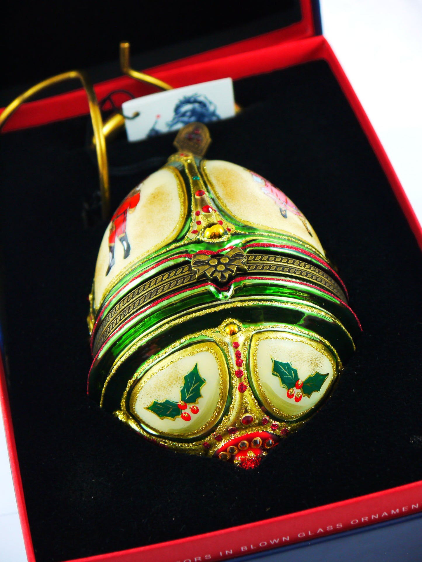 Luxury Faberge Egg Tree Christmas Ornament