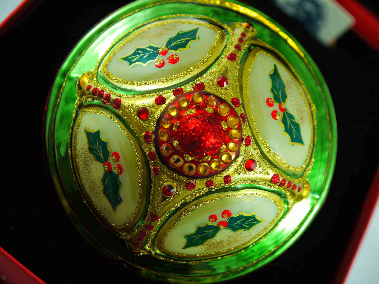 Luxury Faberge Egg Tree Christmas Ornament