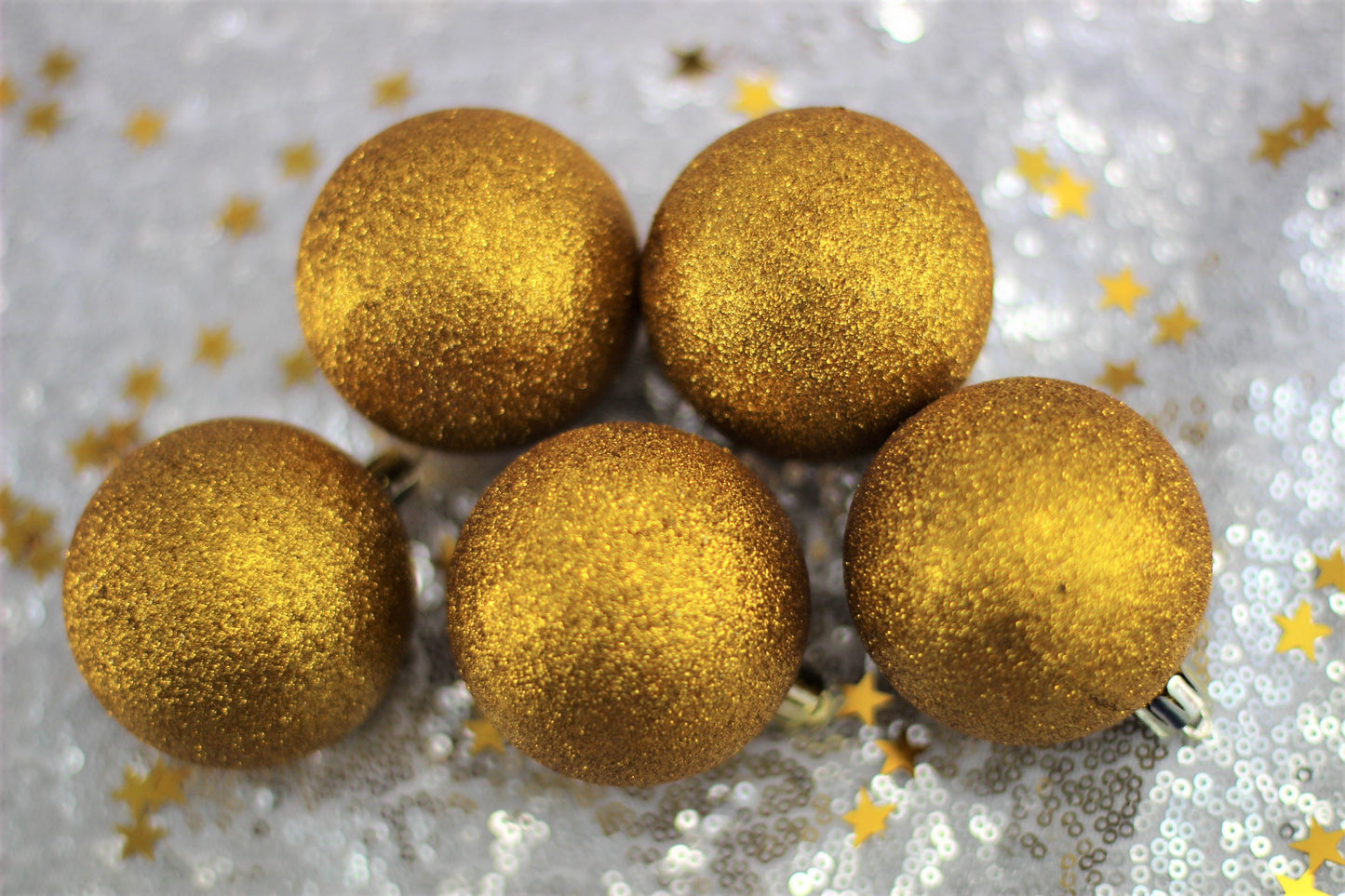 Set of 27 Gold Christmas Baubles
