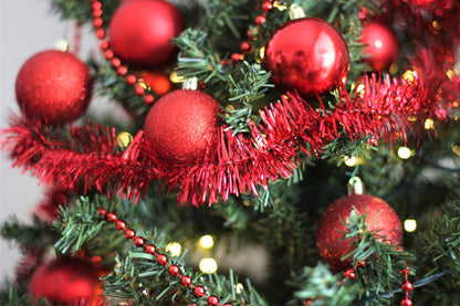 Set of 24 Red Christmas Baubles