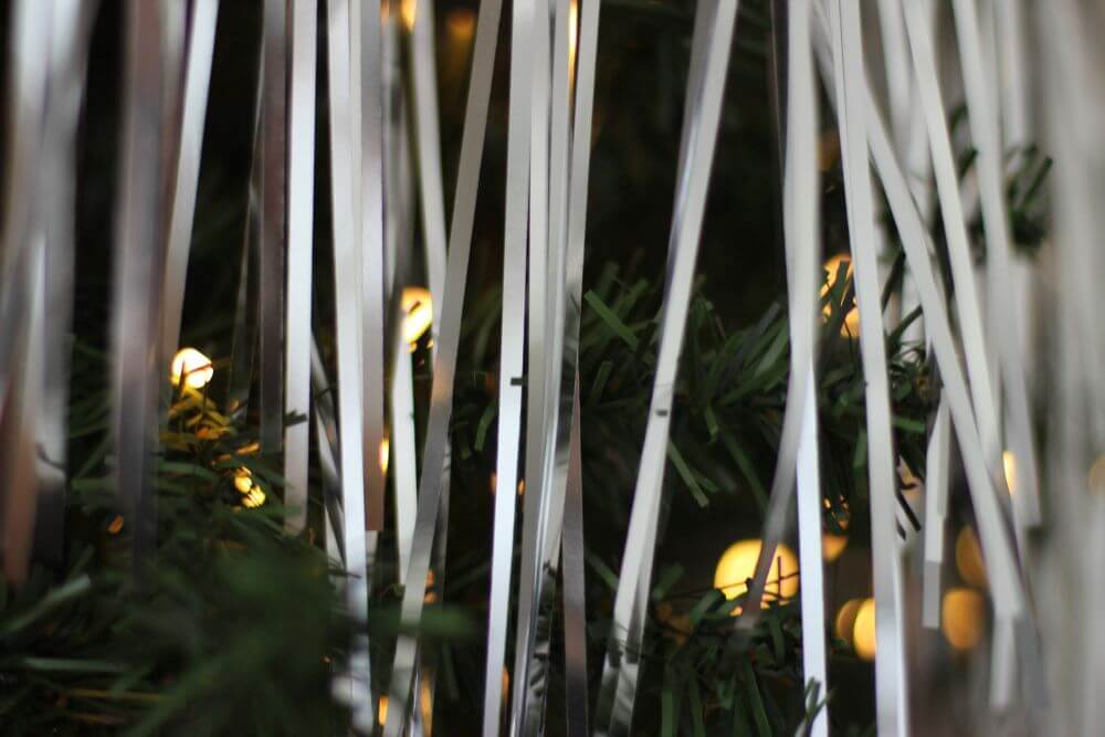 Silver Lametta / Foil Tinsel