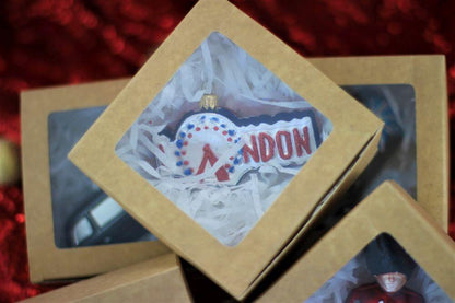 London Eye Glass Christmas Hanging Ornament