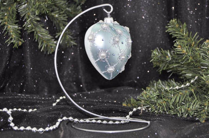 Metal Silver Bauble Display Stand 12 cm / 5" High