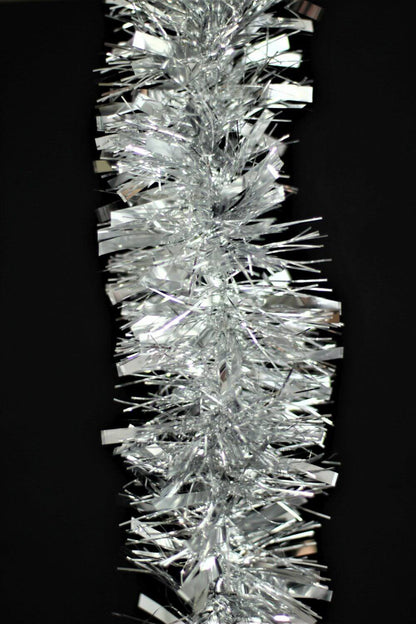 Silver Chunky Tinsel Garland